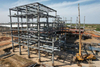Edificio industrial predise&ntilde;ado de estructura de acero modular