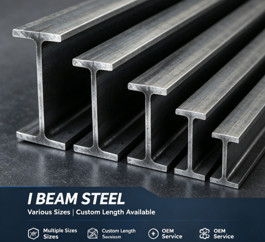 فولاد نورد گرم I Beam | سازه I-Beam برای ساختمان و چارچوب فولادی
