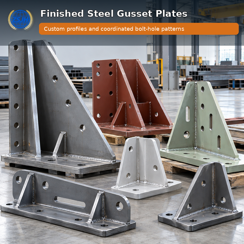 Plat Gusset Keluli Tersuai
