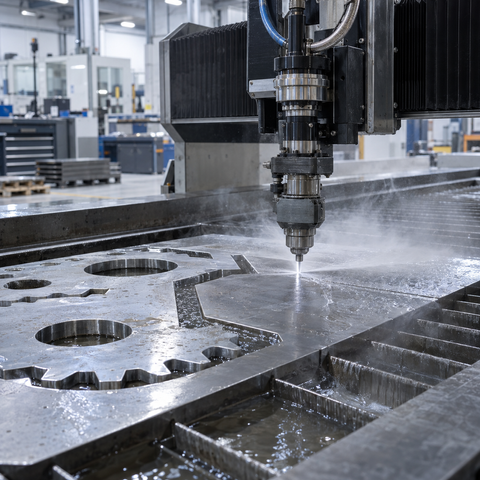 Hochpr&auml;ziser Wasserstrahlschneidservice f&uuml;r die Metallverarbeitung