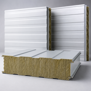 Solution d'enveloppe de b&acirc;timent en panneaux d'acier isol&eacute;s sur mesure